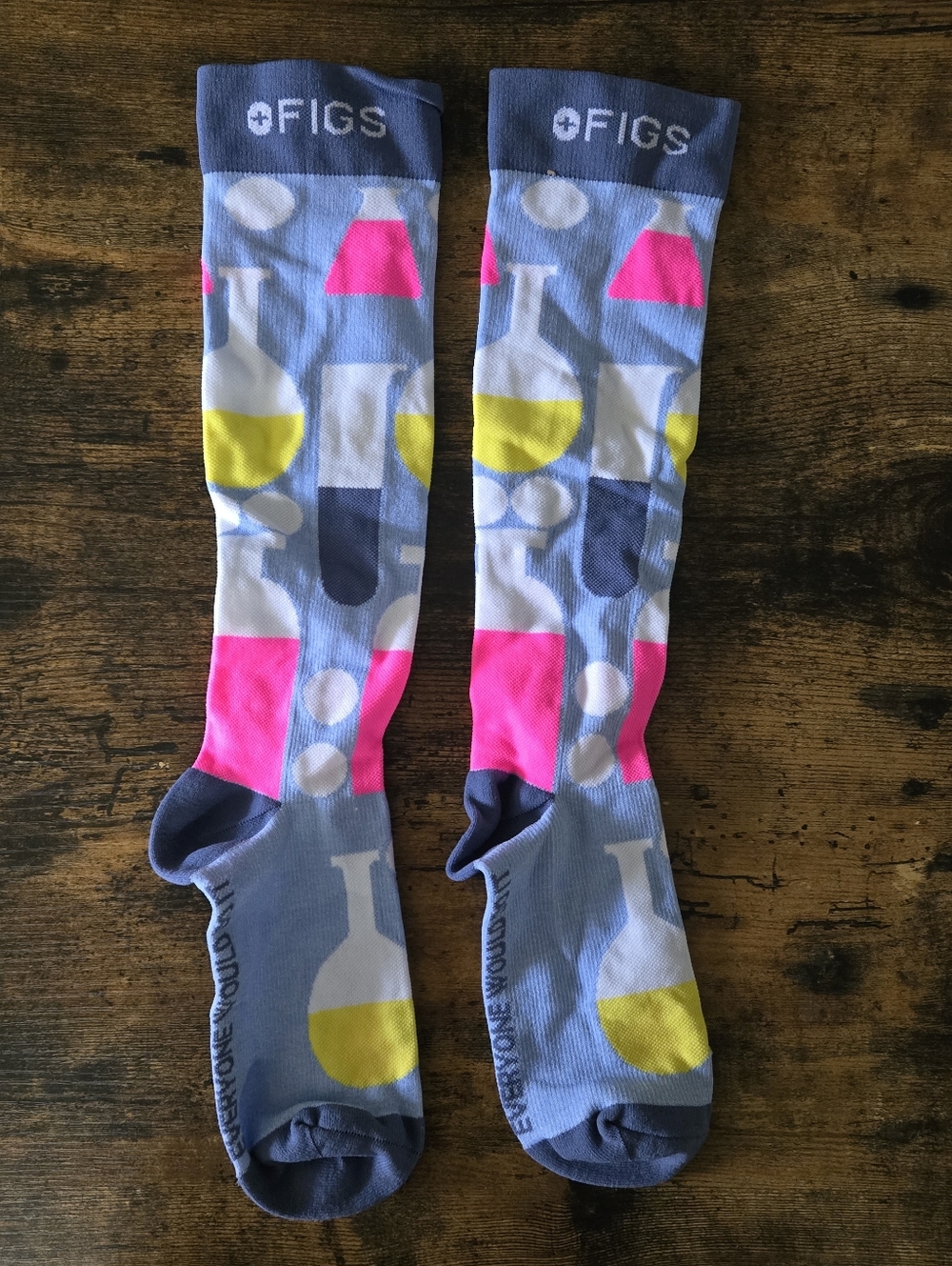 New Figs Compression Socks Actual Size M
